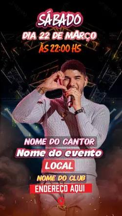 Divulgação de show 