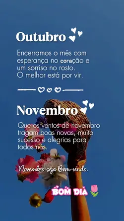 Bem-vindo Novembro 