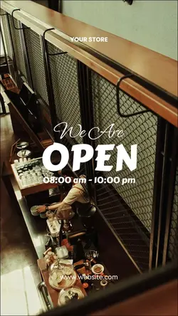 We Are Open