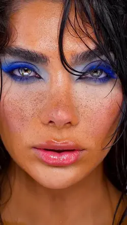 Blue make up💙🩵