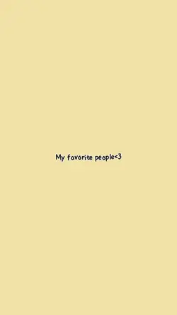 My favorite people