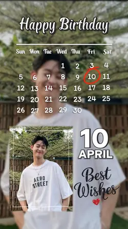 10 APRIL, HBD TO ME
