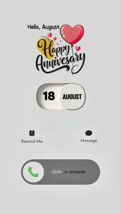 ANIVERSARY 18 AUGUST