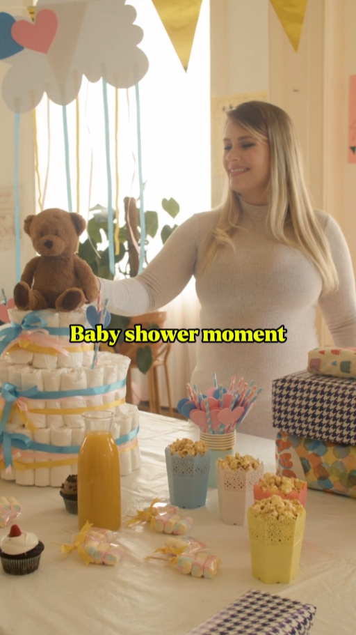 Baby shower moment