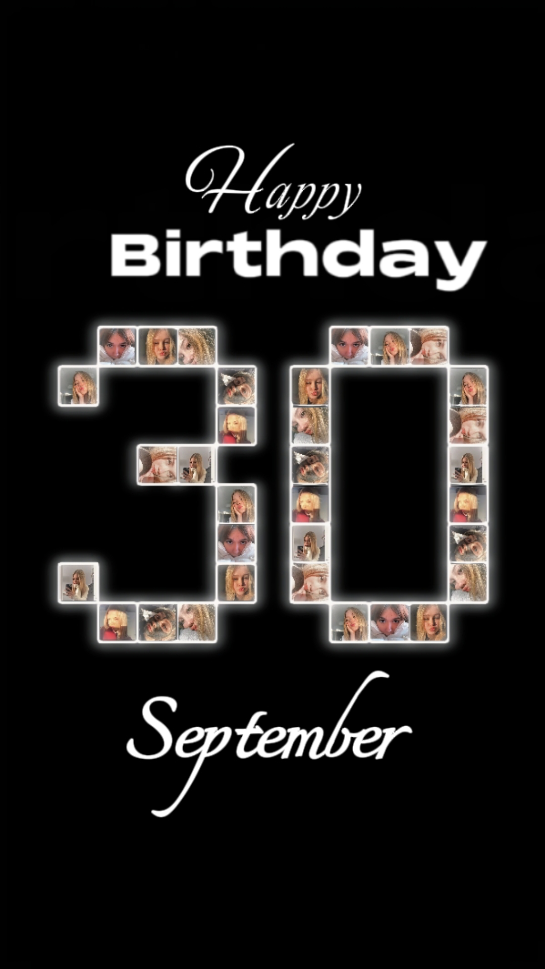 Birthday 30 Sept