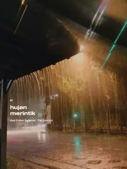 hujan merintik
