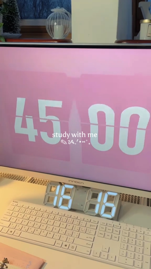 study with me 