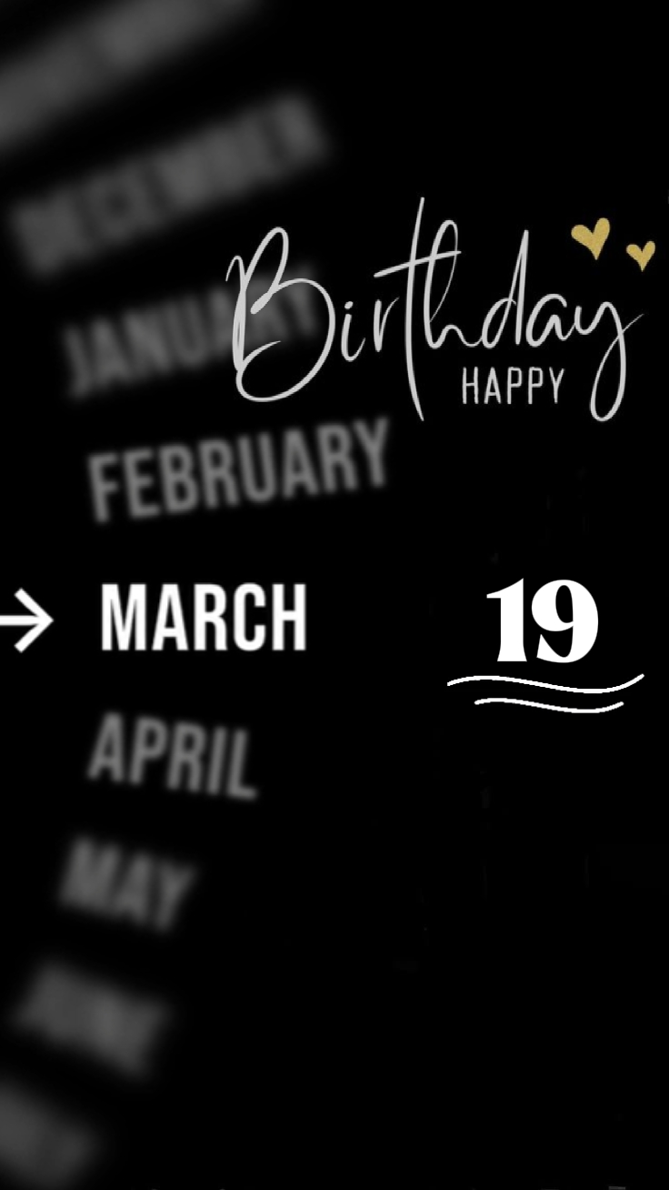 CUMPLEAÑOS 19 DE MARZO 