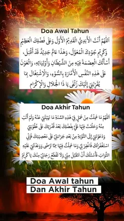 Doa akhir tahun