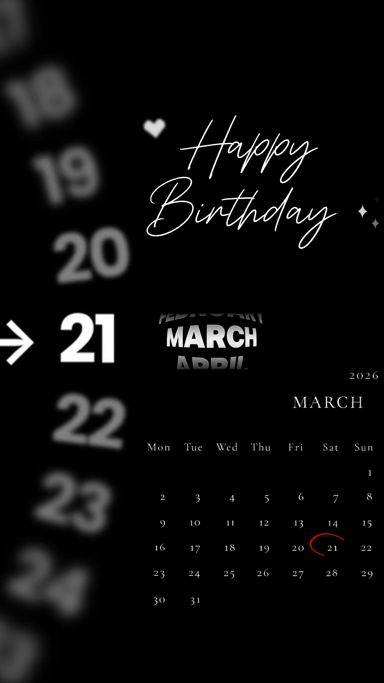 AMIS HBD 21 MARS
