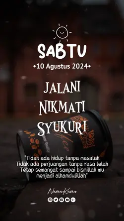 Sabtu 10 Agustus