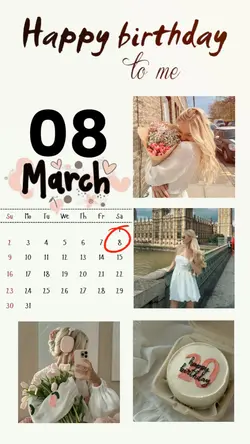 BIRTHDAY 8 MARCH