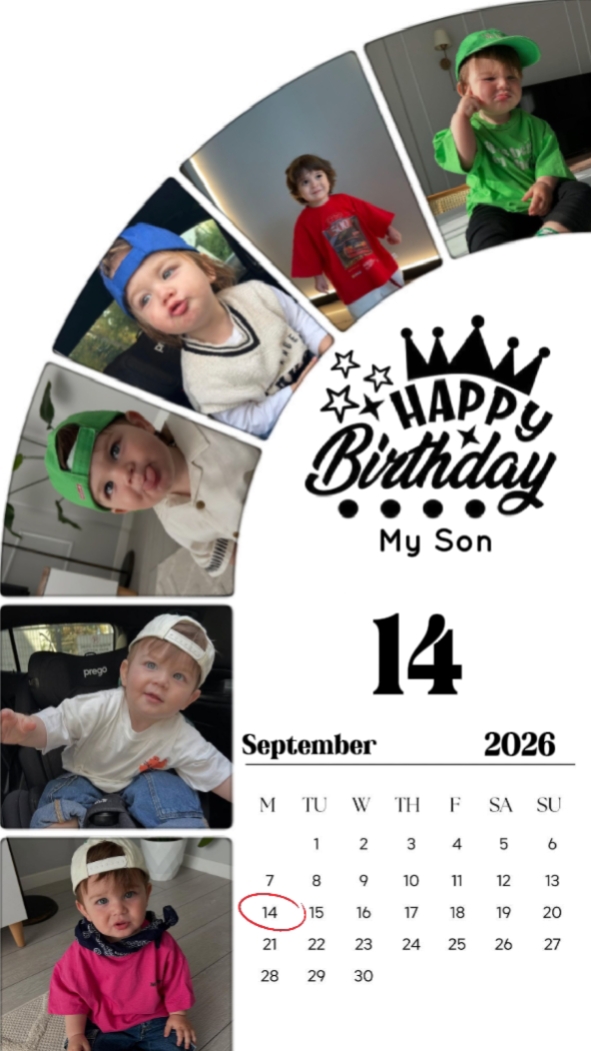 BDAY SON 14 SEPTEMBE