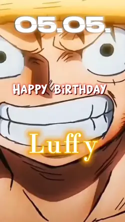 happy bday luffy