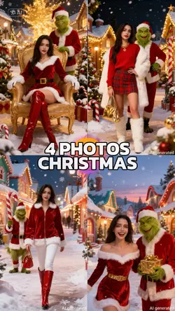 4 Photos Christmas