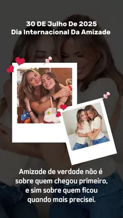 DIA DA AMIZADE 