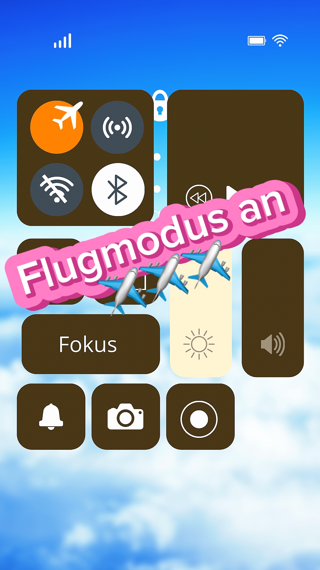 Flugmodus an ✈️✈️✈️