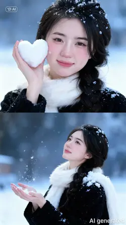 Chụp ảnh mùa đông AI