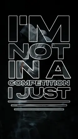 It's me versus me