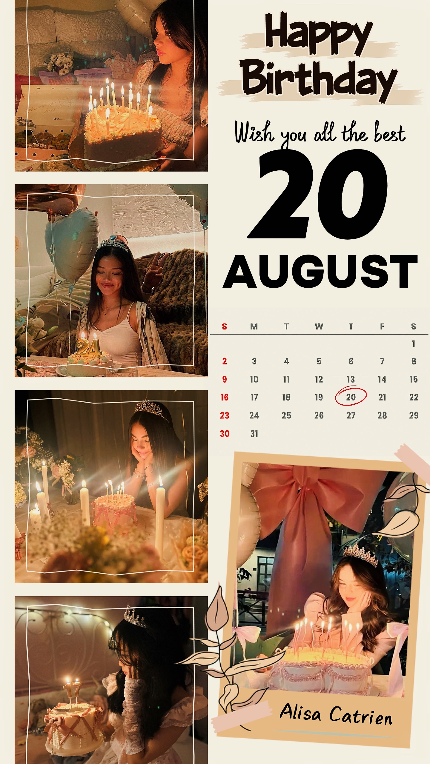HBD 20 AUGUST 2026