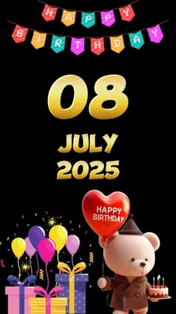birthday 08 July 