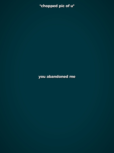 Você me abandonou