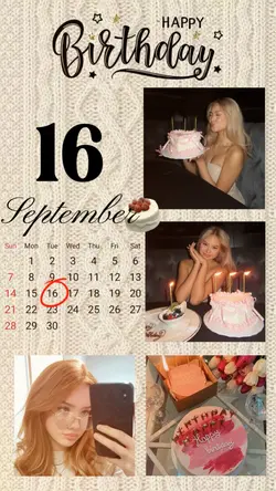 BIRTHDAY 16 SEPT