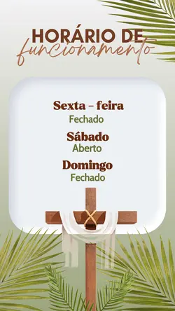 Horário semana santa
