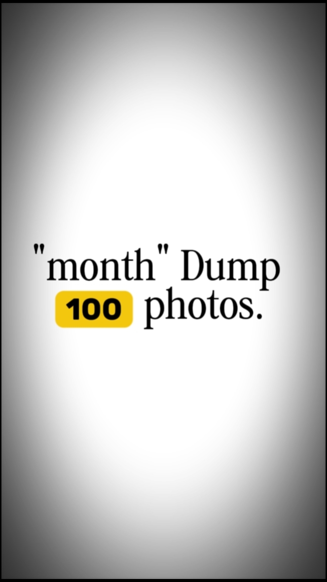 My Dump Month