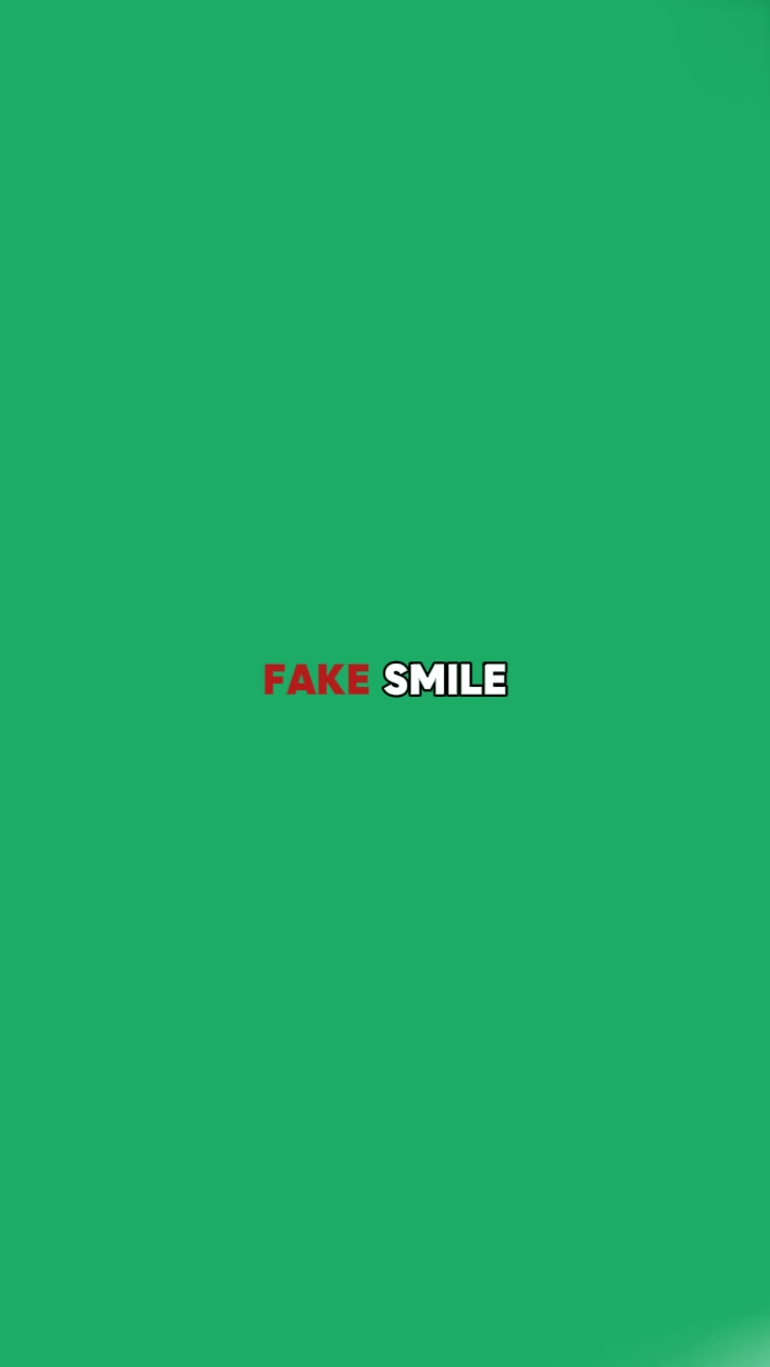 faux sourire 