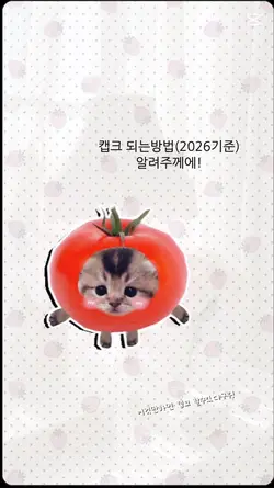 캡크 되는 방법