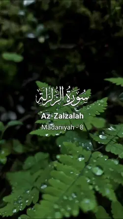 Surah Az Zalzalah
