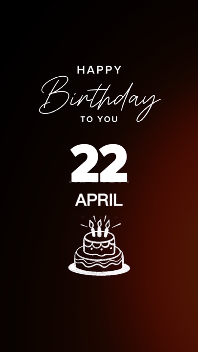 HBD 22 AVRIL 2026