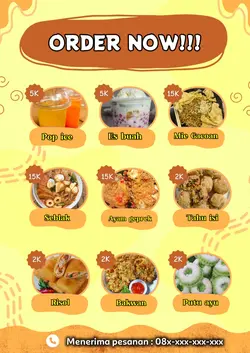 daftar menu jualan 