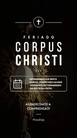 aviso de feriado 