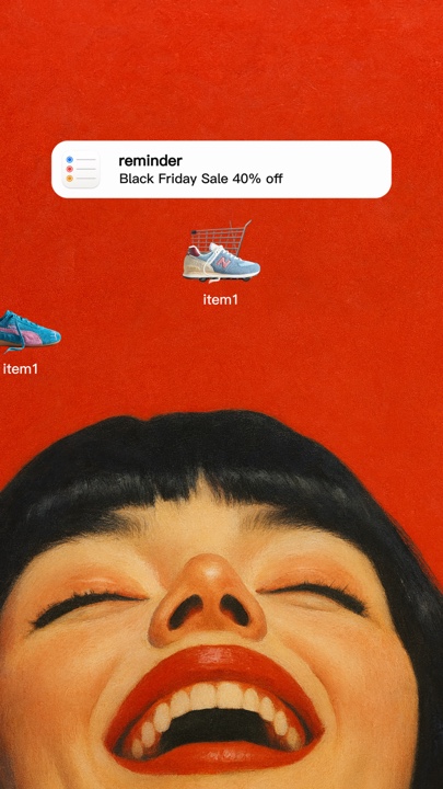 Cart UI sale ads