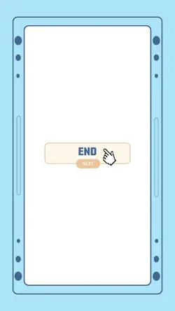 End Tab - Blue