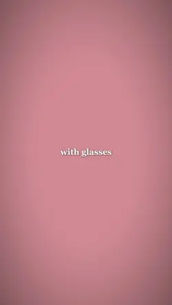 with glasses