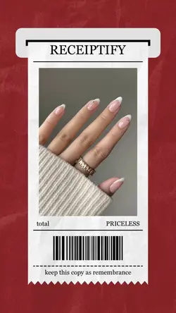 receiptify, nails