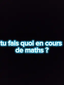 en cours de maths 
