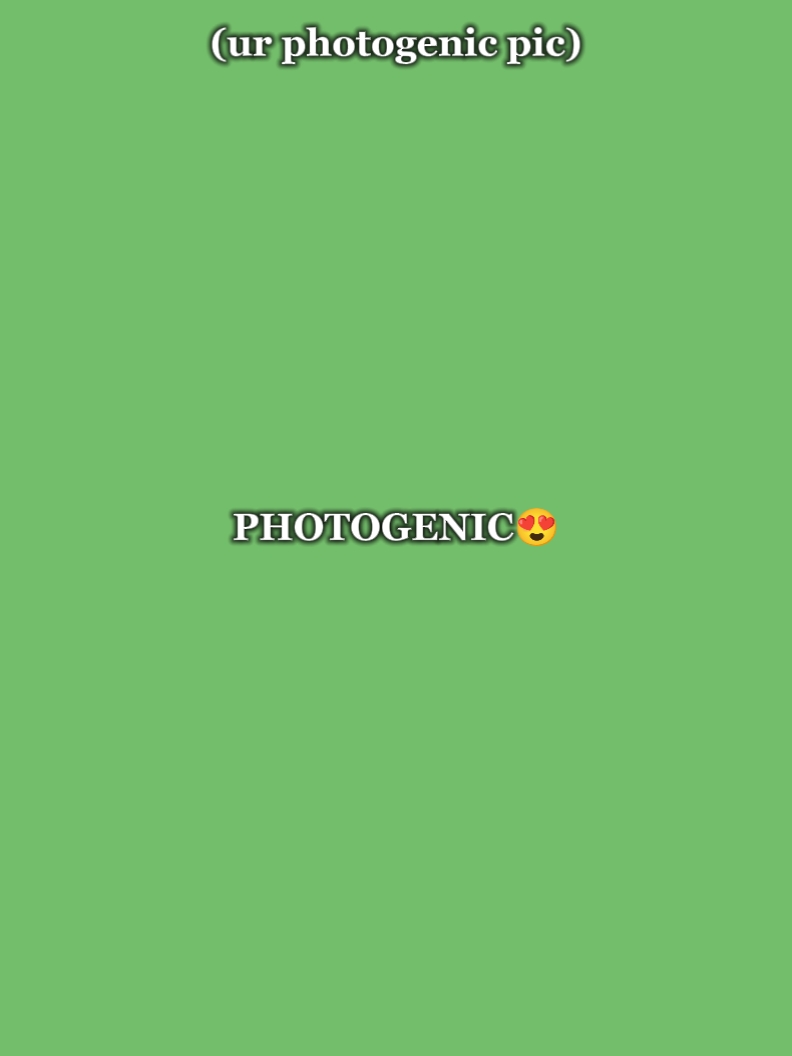 photogénique 