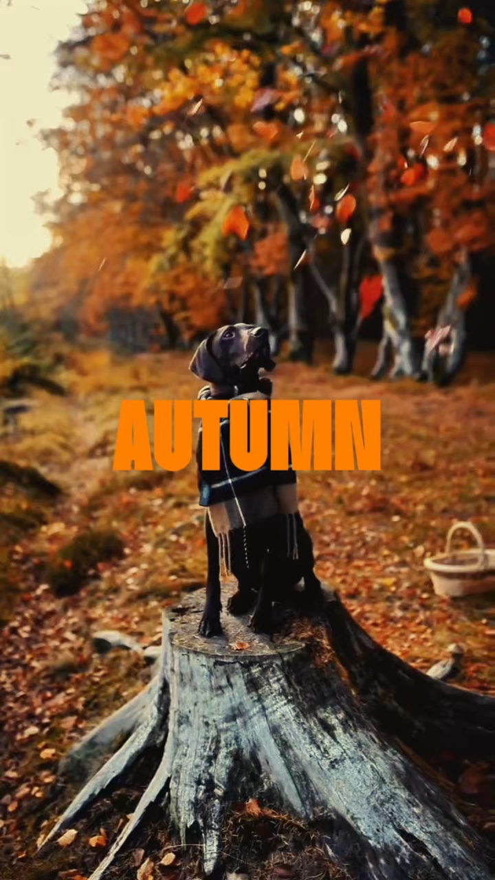 Der Herbst-Vlog des Hundes