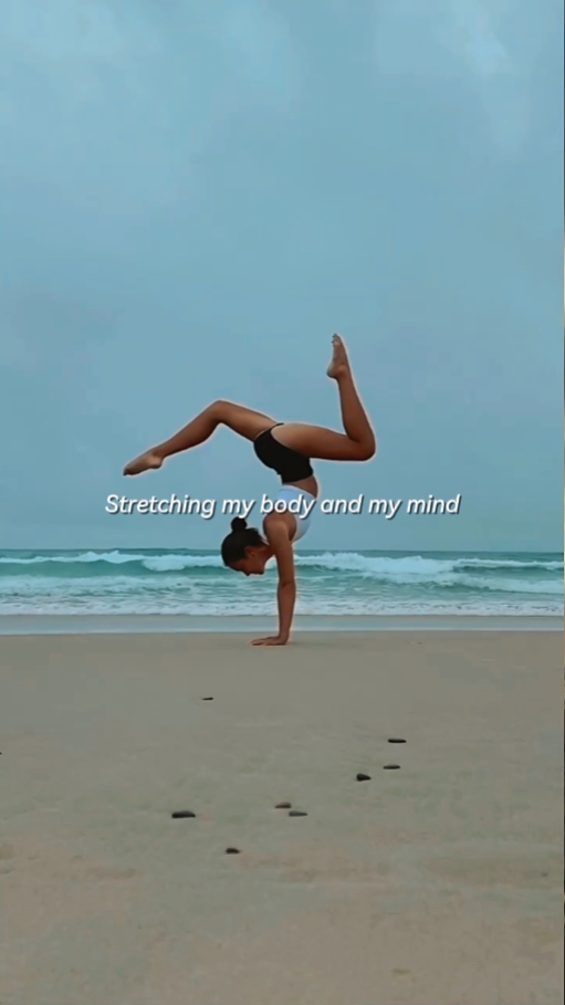 stretching my body 