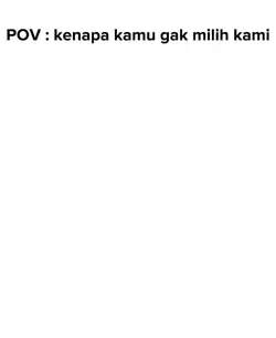 kenapa kamu gk pilih