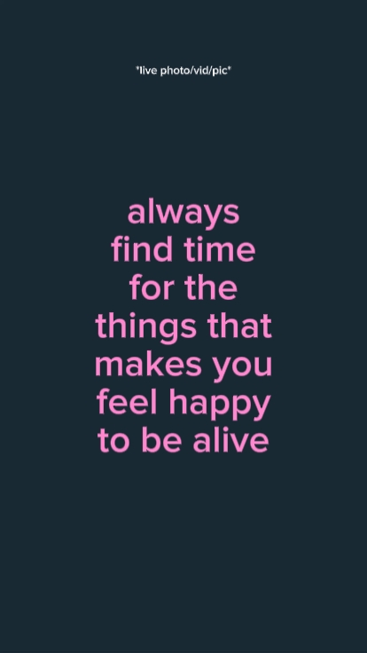 always find time