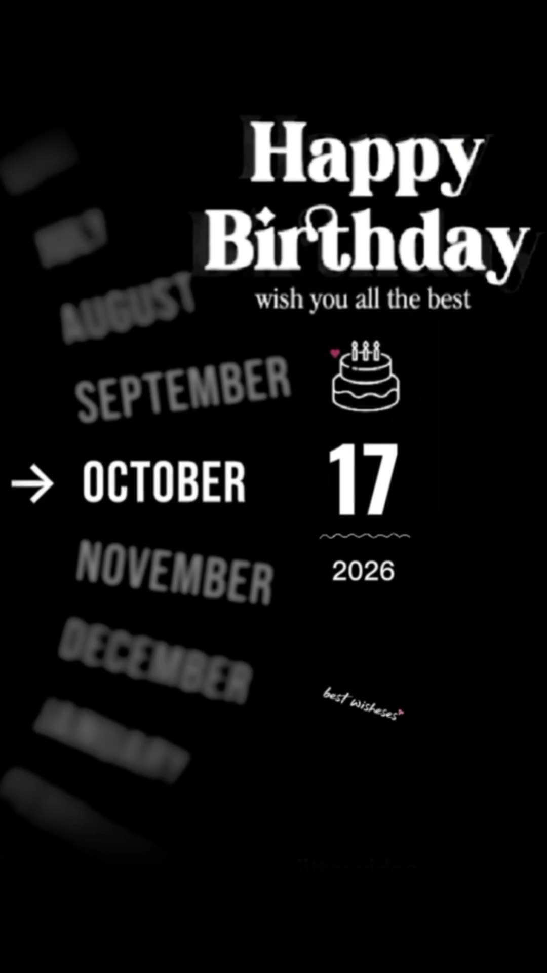 hbd 17 october