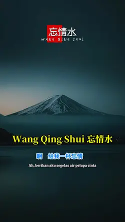 忘情水 Wang Qing Shui