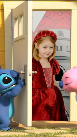 Stitch abre porta