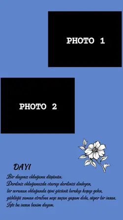 Dayı İçin Şablon 