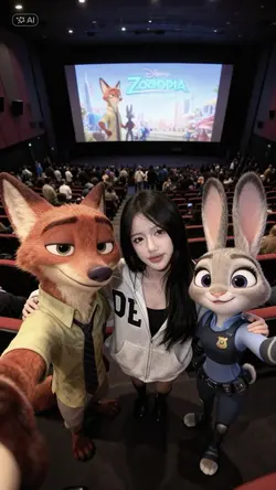 Ghép ảnh zootopia 🐰🦊